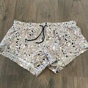 Betsey Johnson Drawstring Animal Print Shorts